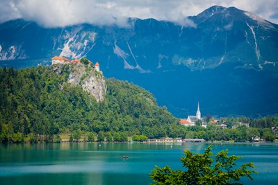 Lake Bled, Slovenia by Unbekannt Unbekannt